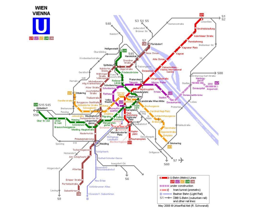 வரைபடம் u1 வியன்னா