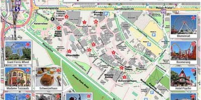 வரைபடம் வியன்னா பூங்கா மற்றும் சவாரி