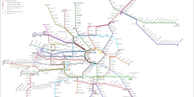 வியன்னா strassenbahn வரைபடம்
